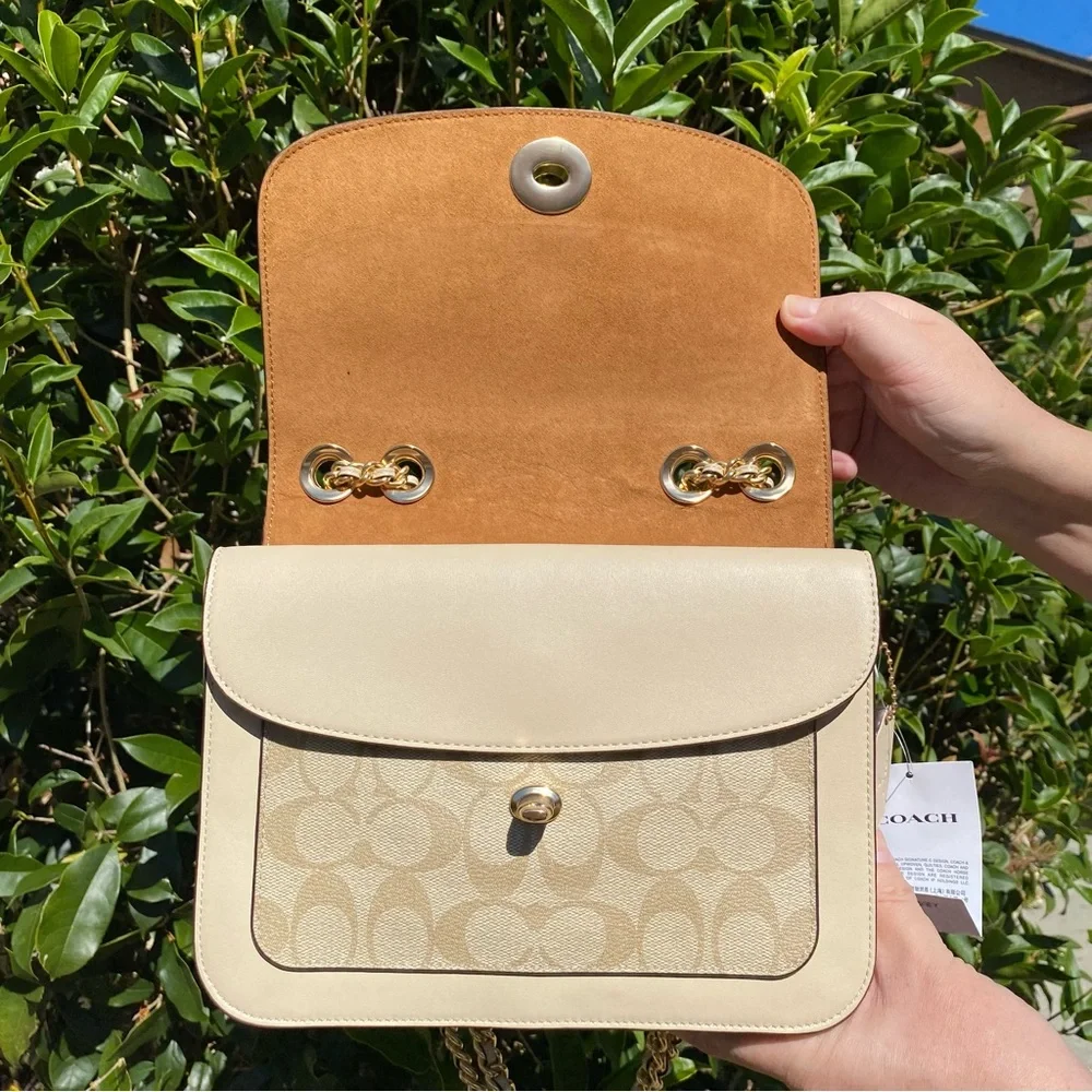 NWT Coach Madison Shoulder Bag With Dragon Print CQ195 - Picture 9 of 13